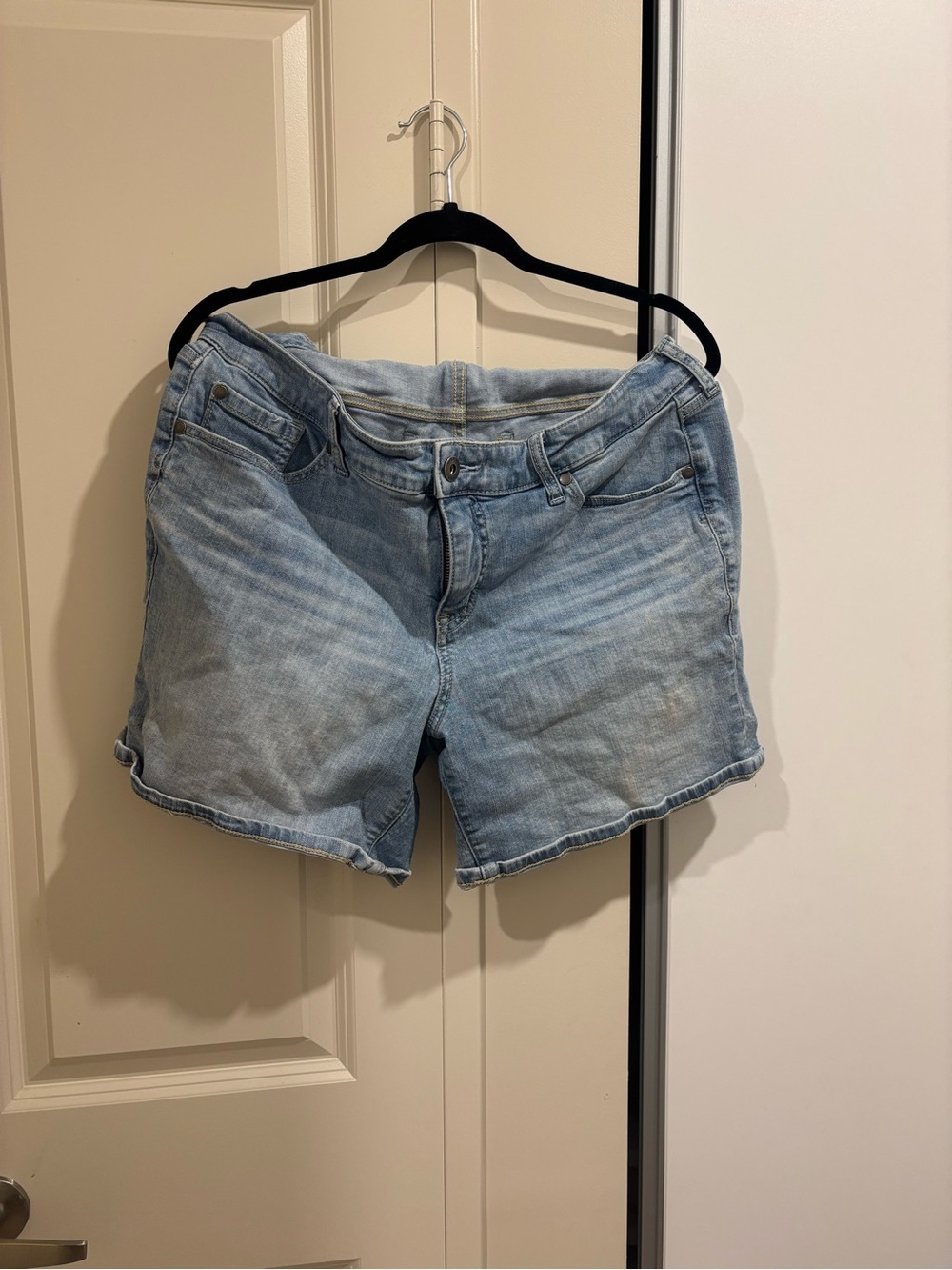 torrid Light Wash Denim Shorts